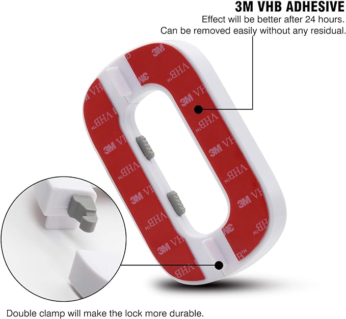 Serrure De Sécurité Du Réfrigérateur _ قفل باب للثلاجة متعدد الاستخدامات للحفاظ على سلامة الأطفال